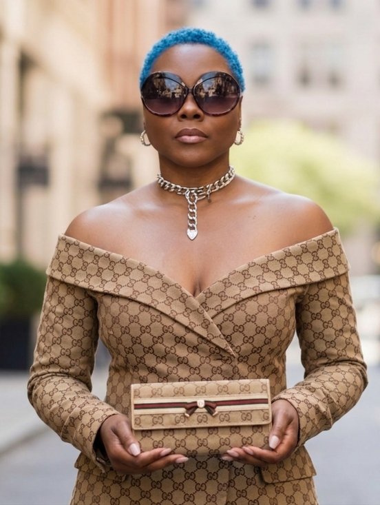 Gucci Handbags - Gucci Beige Brown GG Supreme Continental Wallet with Green-Red Web